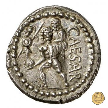 458/1 - denario C. Iulius Caesar 47-46 BC (Africa)