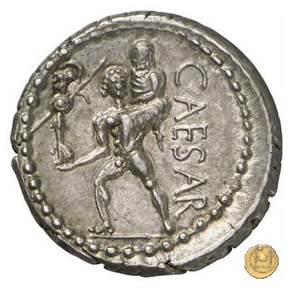 458/1 - denario C. Iulius Caesar 47-46 BC (Africa)