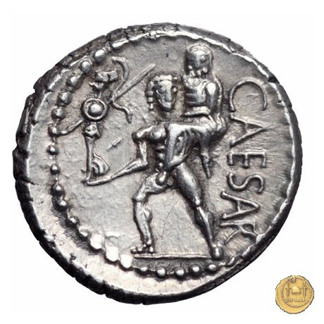 458/1 - denario C. Iulius Caesar 47-46 BC (Africa)