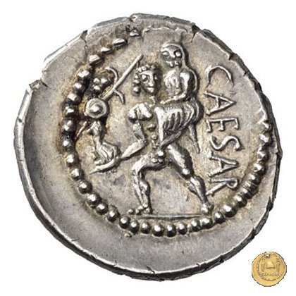 458/1 - denario C. Iulius Caesar 47-46 BC (Africa)