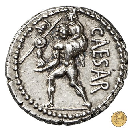 458/1 - denario C. Iulius Caesar 47-46 BC (Africa)