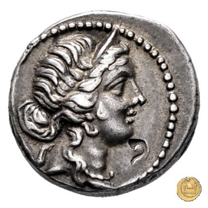458/1 - denario C. Iulius Caesar 47-46 BC (Africa)