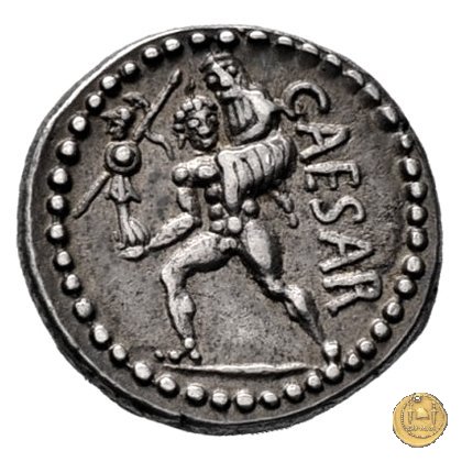 458/1 - denario C. Iulius Caesar 47-46 BC (Africa)