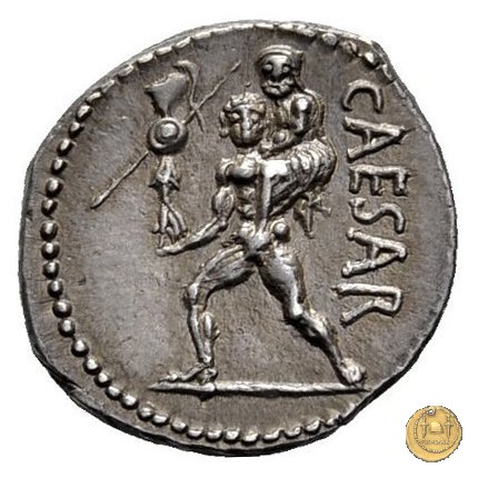 458/1 - denario C. Iulius Caesar 47-46 BC (Africa)