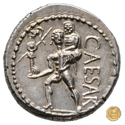 458/1 - denario C. Iulius Caesar 47-46 BC (Africa)