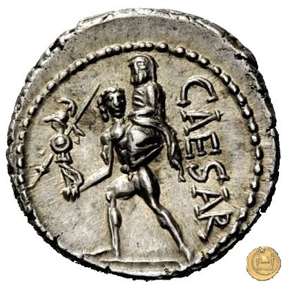 458/1 - denario C. Iulius Caesar 47-46 BC (Africa)