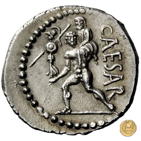 458/1 - denario C. Iulius Caesar 47-46 BC (Africa)