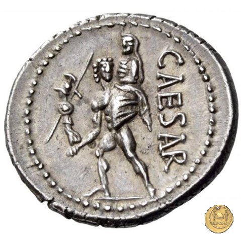 458/1 - denario C. Iulius Caesar 47-46 BC (Africa)