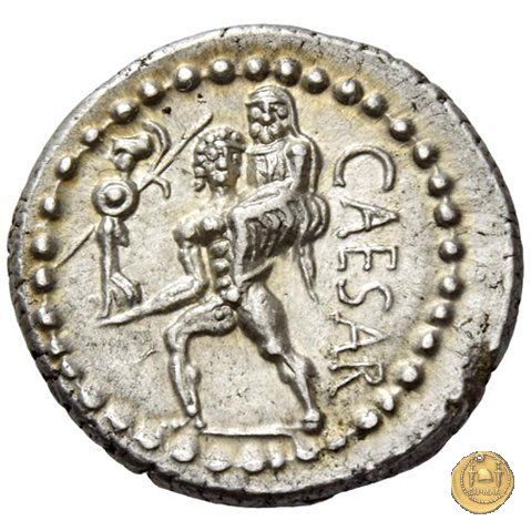 458/1 - denario C. Iulius Caesar 47-46 BC (Africa)