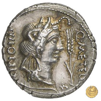 461/1 - denario Q. Caecilius Metellus / Eppius 47-46 BC (Africa)