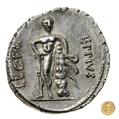 461/1 - denario Q. Caecilius Metellus / Eppius 47-46 BC (Africa)