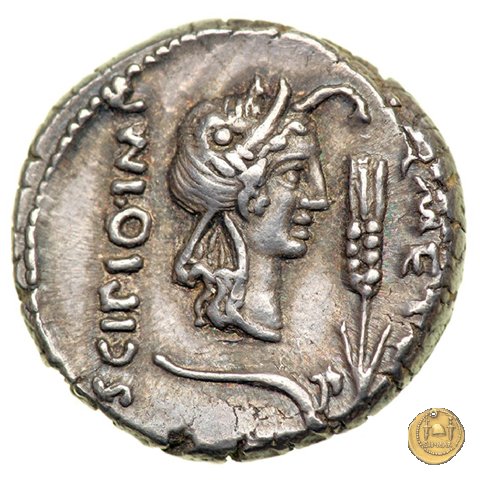 461/1 - denario Q. Caecilius Metellus / Eppius 47-46 BC (Africa)