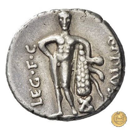 461/1 - denario Q. Caecilius Metellus / Eppius 47-46 BC (Africa)