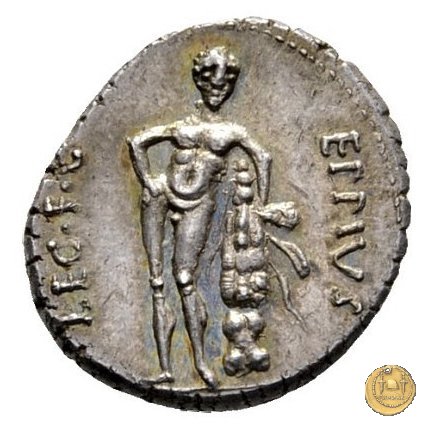 461/1 - denario Q. Caecilius Metellus / Eppius 47-46 BC (Africa)