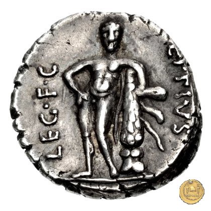 461/1 - denario Q. Caecilius Metellus / Eppius 47-46 BC (Africa)