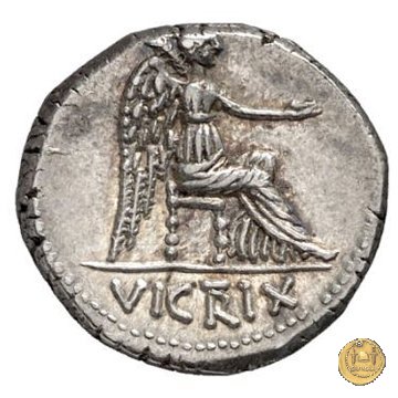 462/1 - denario M. Porcius Cato Uticensis 47-46 BC (Africa)