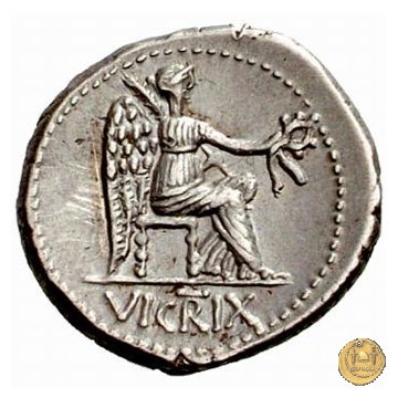 462/1 - denario M. Porcius Cato Uticensis 47-46 BC (Africa)