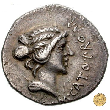 462/1 - denario M. Porcius Cato Uticensis 47-46 BC (Africa)