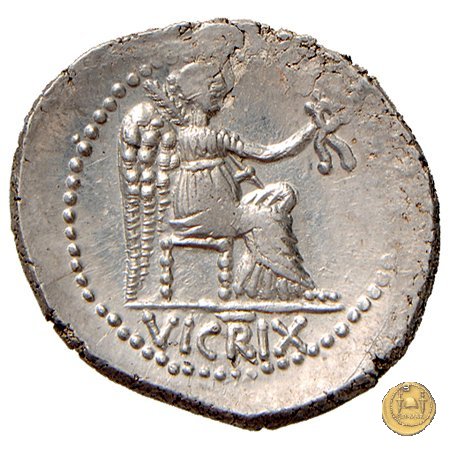 462/1 - denario M. Porcius Cato Uticensis 47-46 BC (Africa)