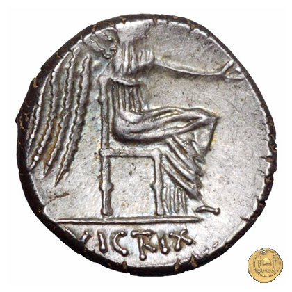 462/1 - denario M. Porcius Cato Uticensis 47-46 BC (Africa)