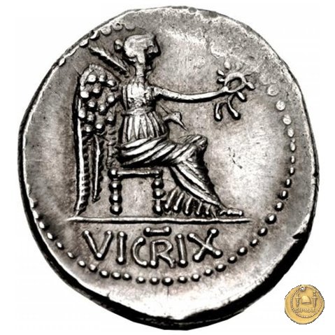 462/1 - denario M. Porcius Cato Uticensis 47-46 BC (Africa)