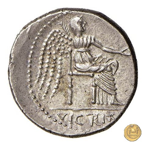 462/1 - denario M. Porcius Cato Uticensis 47-46 BC (Africa)