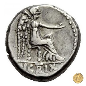 462/2 - quinario M. Porcius Cato Uticensis 47-46 BC (Africa)