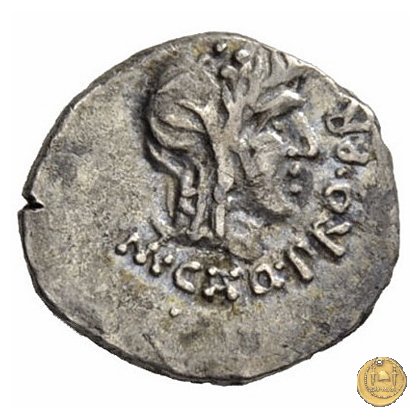 462/2 - quinario M. Porcius Cato Uticensis 47-46 BC (Africa)