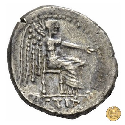 462/2 - quinario M. Porcius Cato Uticensis 47-46 BC (Africa)