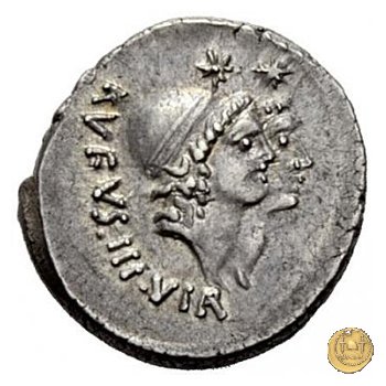 463/1 - denario Mn. Cordius Rufus 46 BC (Roma)