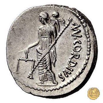 463/1 - denario Mn. Cordius Rufus 46 BC (Roma)