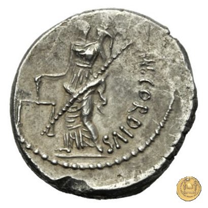 463/1 - denario Mn. Cordius Rufus 46 BC (Roma)