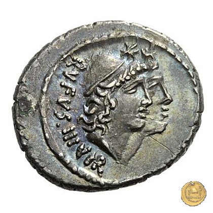 463/1 - denario Mn. Cordius Rufus 46 BC (Roma)