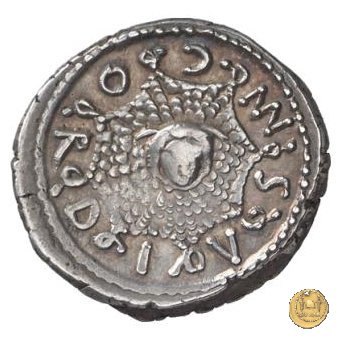 463/2 - denario Mn. Cordius Rufus 46 BC (Roma)