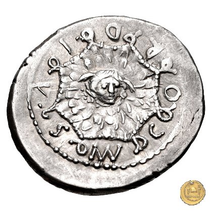 463/2 - denario Mn. Cordius Rufus 46 BC (Roma)