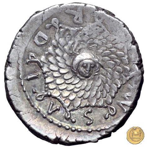 463/2 - denario Mn. Cordius Rufus 46 BC (Roma)