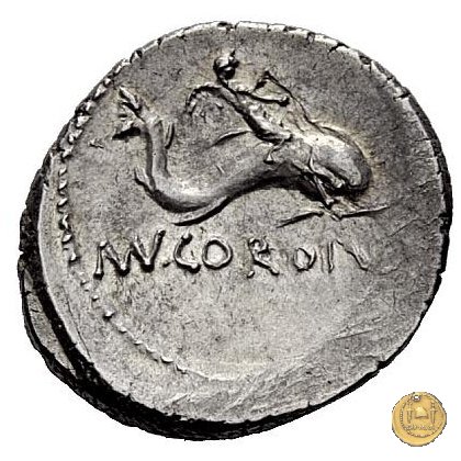 463/3 - denario Mn. Cordius Rufus 46 BC (Roma)