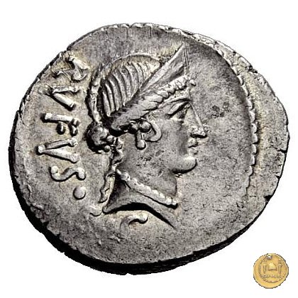 463/3 - denario Mn. Cordius Rufus 46 BC (Roma)