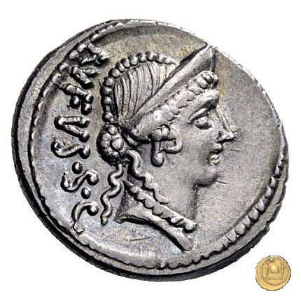 463/3 - denario Mn. Cordius Rufus 46 a.C. (Roma)