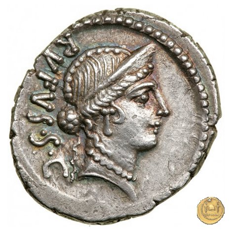 463/3 - denario Mn. Cordius Rufus 46 BC (Roma)