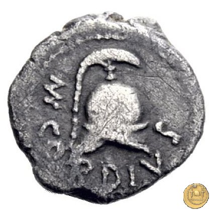 463/6 - sesterzio Mn. Cordius Rufus 46 BC (Roma)