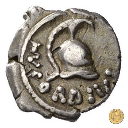 463/6 - sesterzio Mn. Cordius Rufus 46 a.C. (Roma)