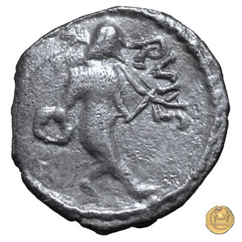 463/6 - sesterzio Mn. Cordius Rufus 46 BC (Roma)