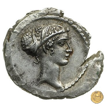 464/1 - denario T. Carisius 46 BC (Roma)