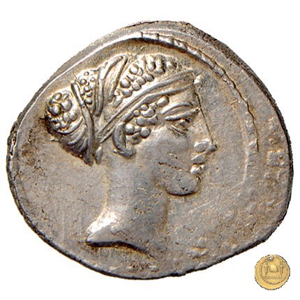 464/1 - denario T. Carisius 46 BC (Roma)