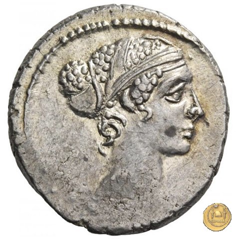 464/1 - denario T. Carisius 46 BC (Roma)