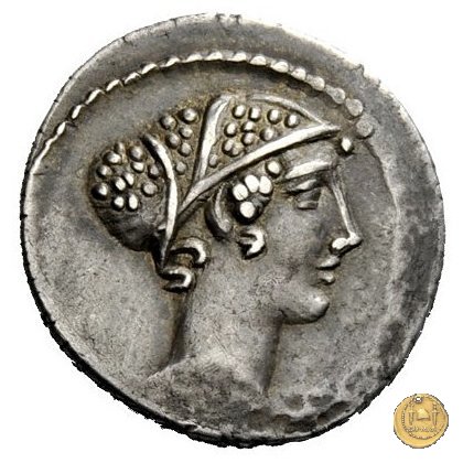 464/1 - denario T. Carisius 46 BC (Roma)