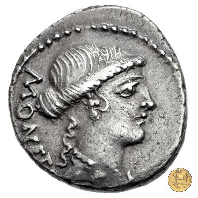 464/2 - denario T. Carisius 46 BC (Roma)