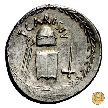 464/2 - denario T. Carisius 46 BC (Roma)