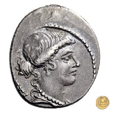 464/2 - denario T. Carisius 46 BC (Roma)